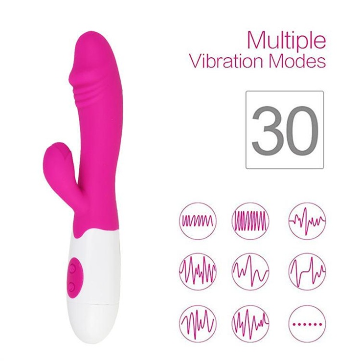 Klitoris ve G-Spot Uyarıcı 2 in 1 Rabbit Vibratör