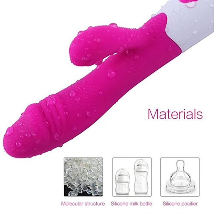 Klitoris ve G-Spot Uyarıcı 2 in 1 Rabbit Vibratör