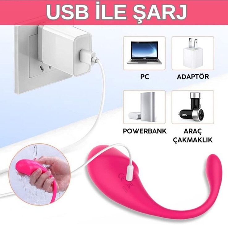 Telefon Kontrollü Yumurta Vibratör