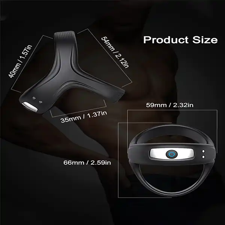 Titreşimli Şarjlı Testis ve Penis Halkası